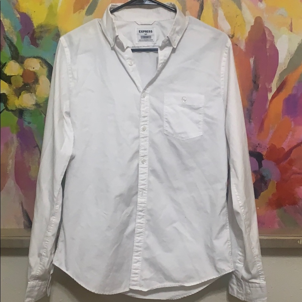 Fitted White Blouse